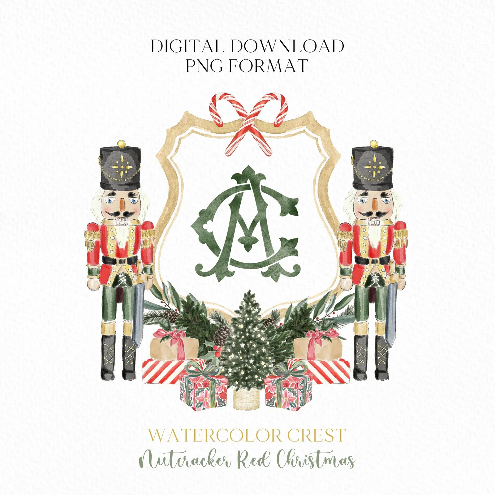 Nutcracker Christmas Crest